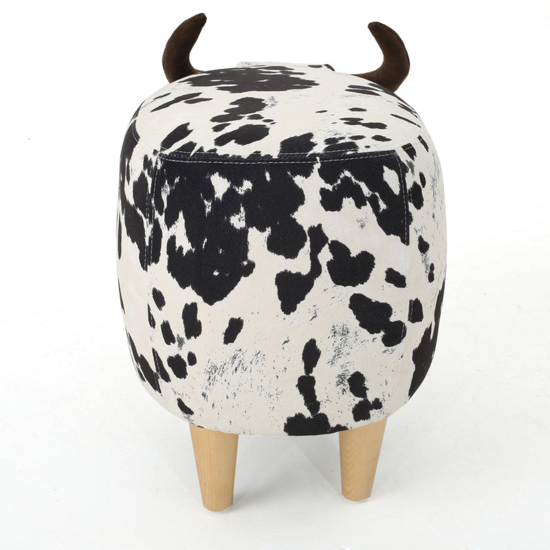 Cow Shaped Ottoman Footstool