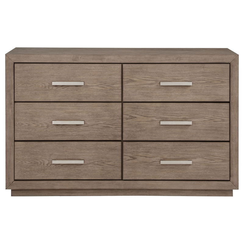 Gibbons - 6 Drawer Dresser With Ample Storage - Brown