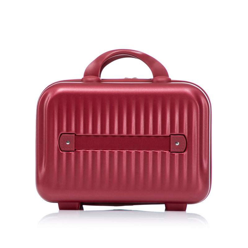 Luggage Set With Cosmetic Case, Combination Lock, Front Opening Design