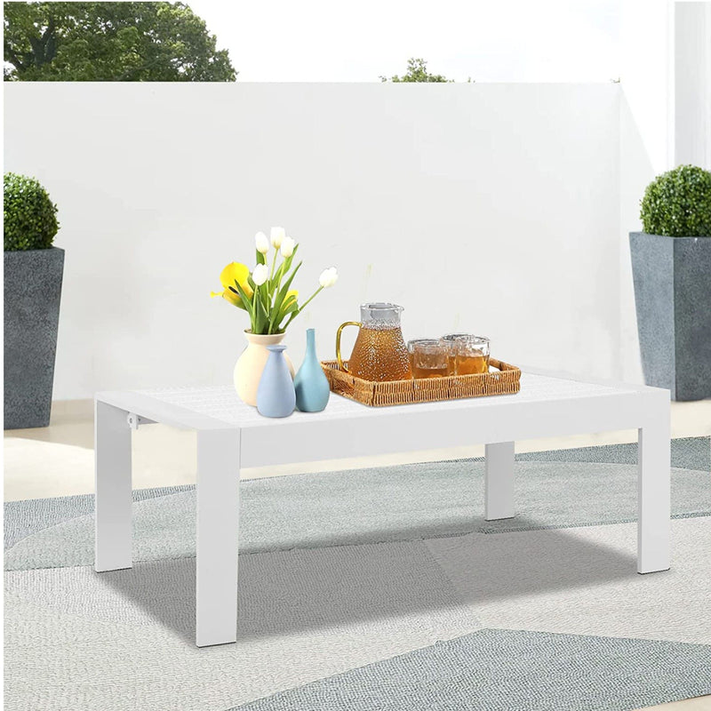 Modern Rectangle Outdoor Coffee Table