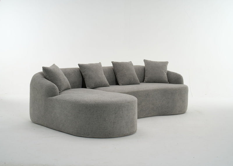 Combined Sofa With 4 Pillows