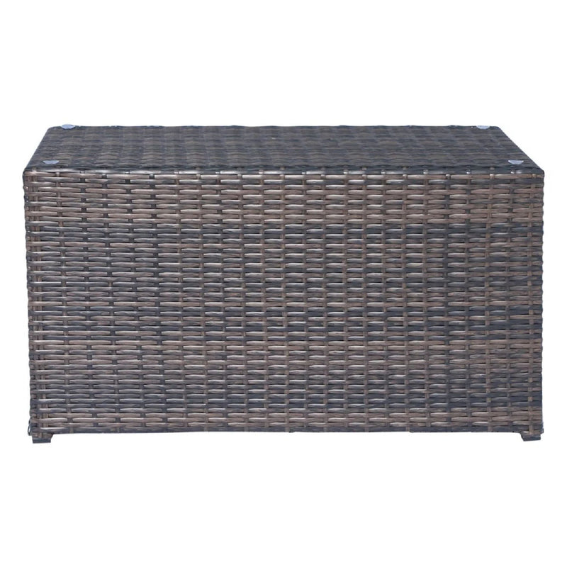 All Weather Patio Seating Set With Cushions 4 Person - Espresso