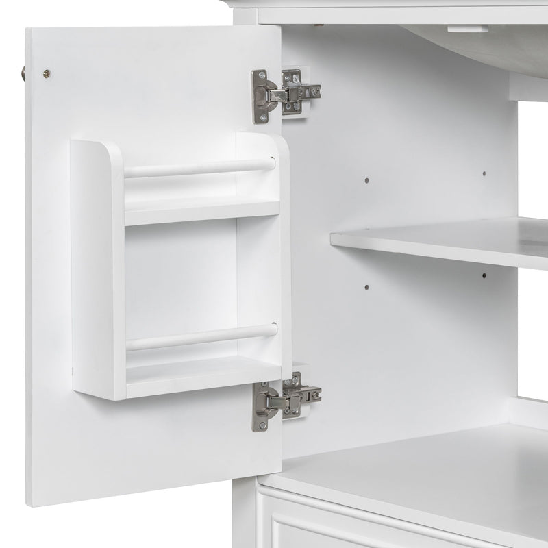 Modern Bathroom Vanity Base Only With Doors And Drawer