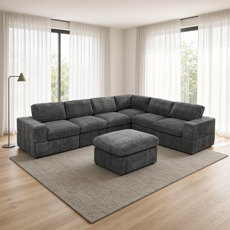 Oversized Ottoman Footrest, Living Room Accent