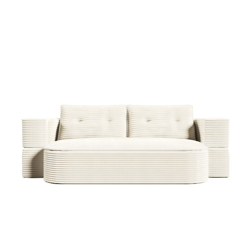 Convertible Floor Sofa Bed With Multi Functional Blanket