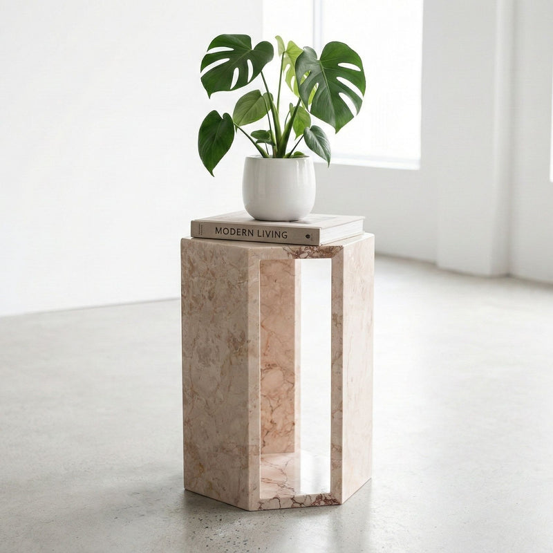 Modern Minimalist Hexagon Side Table