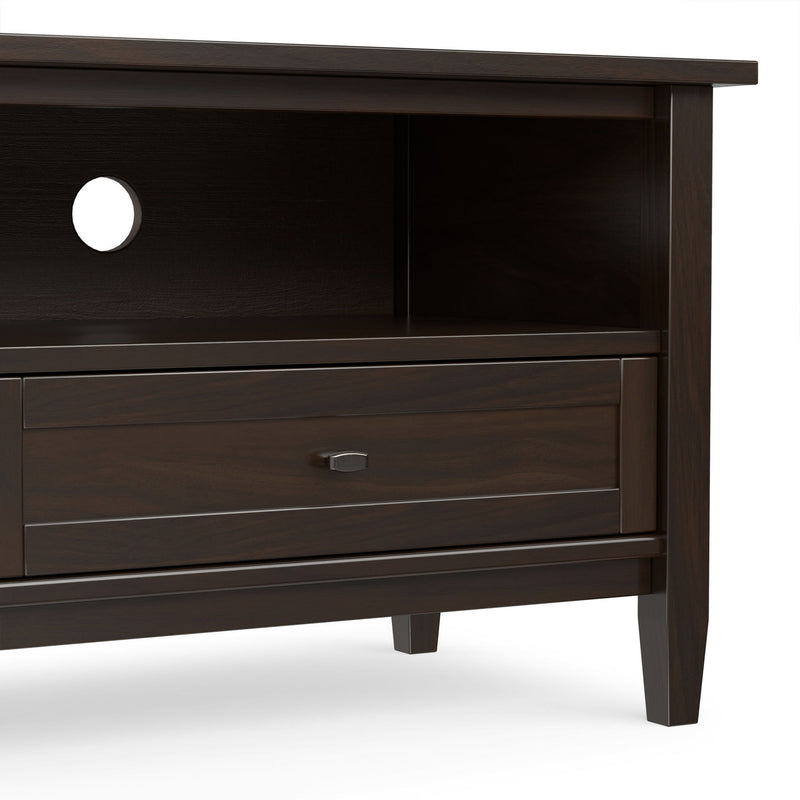 Warm Shaker - Handcrafted Low TV Media Stand