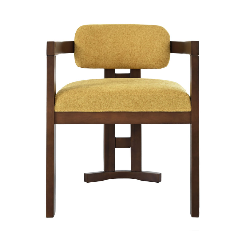 Stylish Indoor Upholstered Wood Dining Chair (Set of 2)