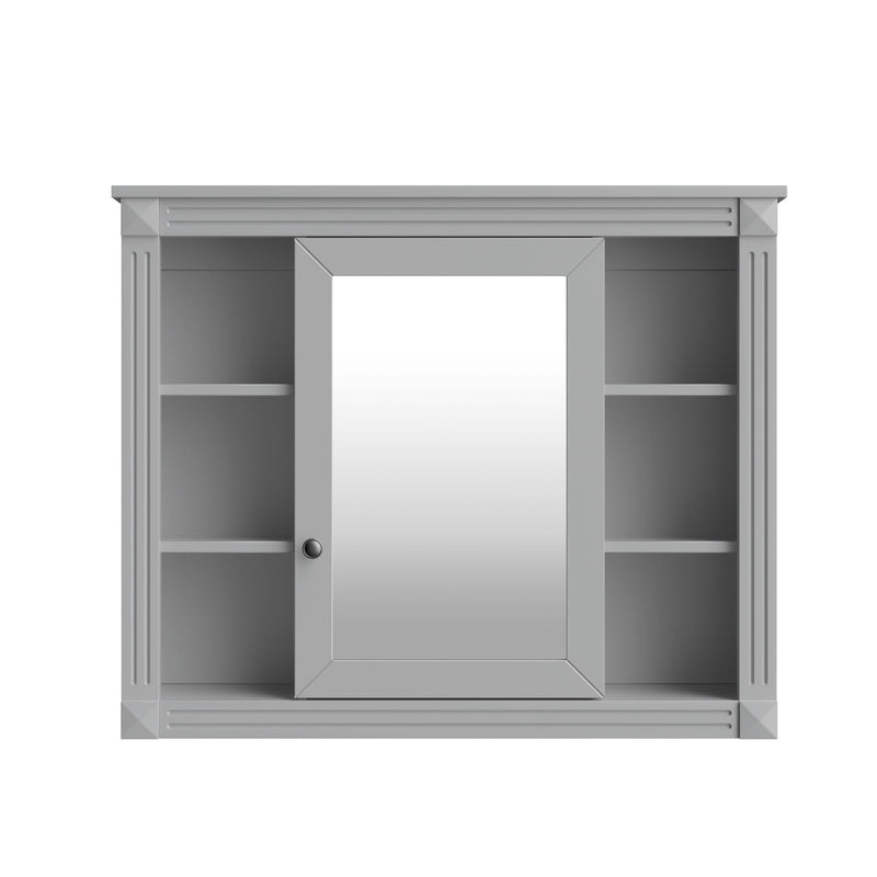 Bathroom Vanity With Top Sink, Mirror Cabinet, 2 Soft Closing Doors & 2 Drawers