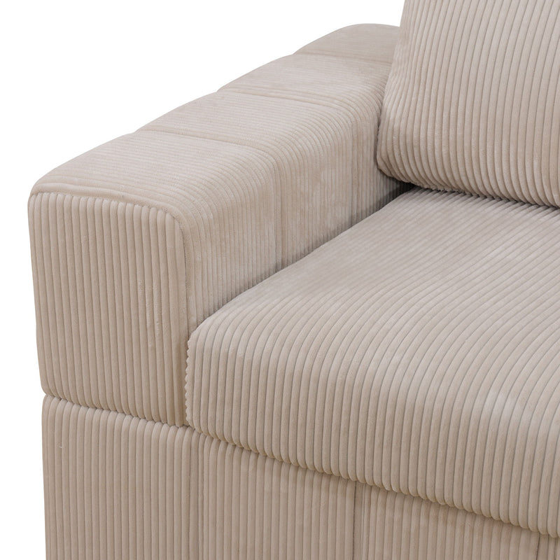 Oversized Modular Sectional Sofa 3 Piece Set, Flexible Layout For Living Room
