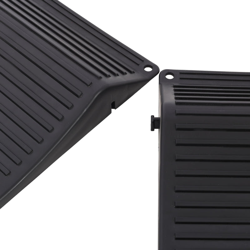 Tire Saver Ramps Anti-Slip Design (Set of 4) - Black