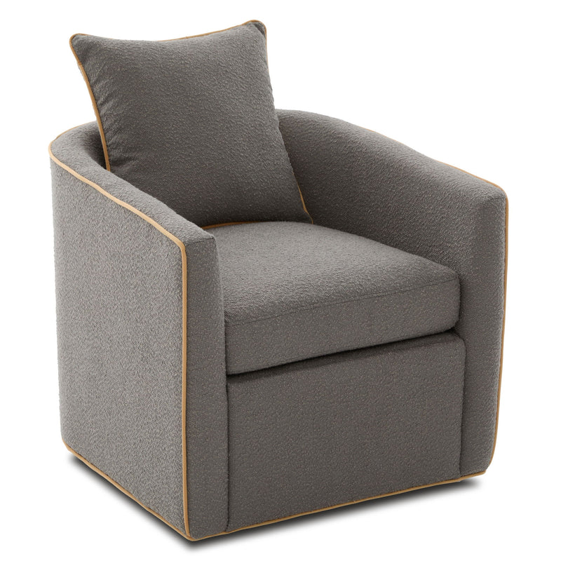 Swivel Accent Chair, Rotating Base, For Living Room
