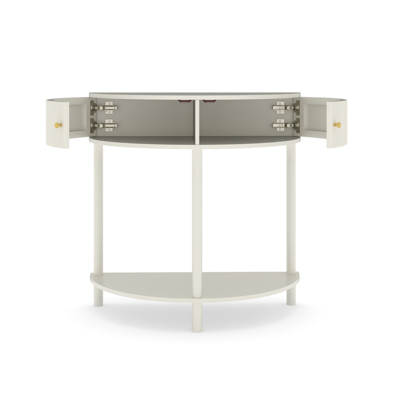 Demi Lune - Console Table With 2 Storage Drawers