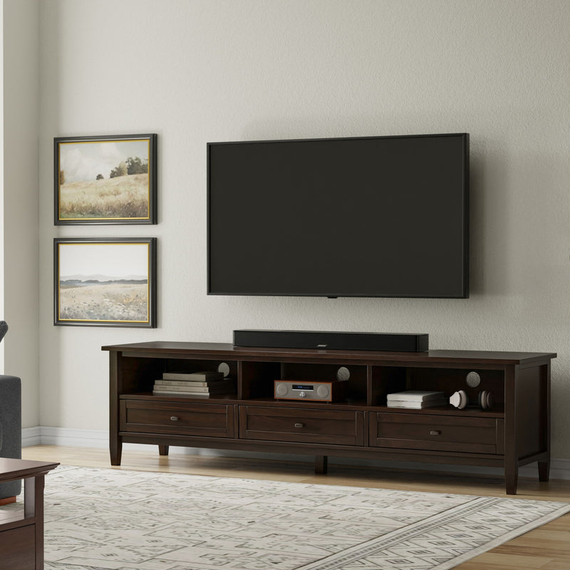 Warm Shaker - Handcrafted Low TV Media Stand