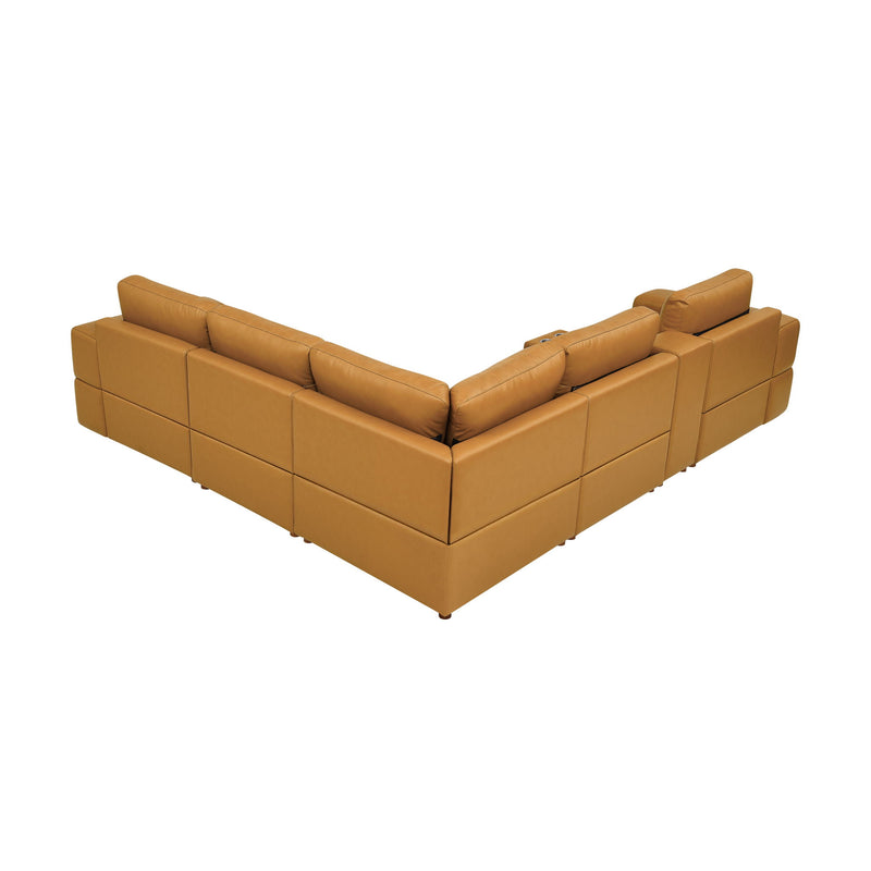 Modular Sectional With Large Square Arms