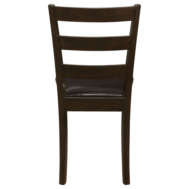 Arvin - 5 Piece Dining Set With Rectangular Table And Bench With Seats - Cappuccino
