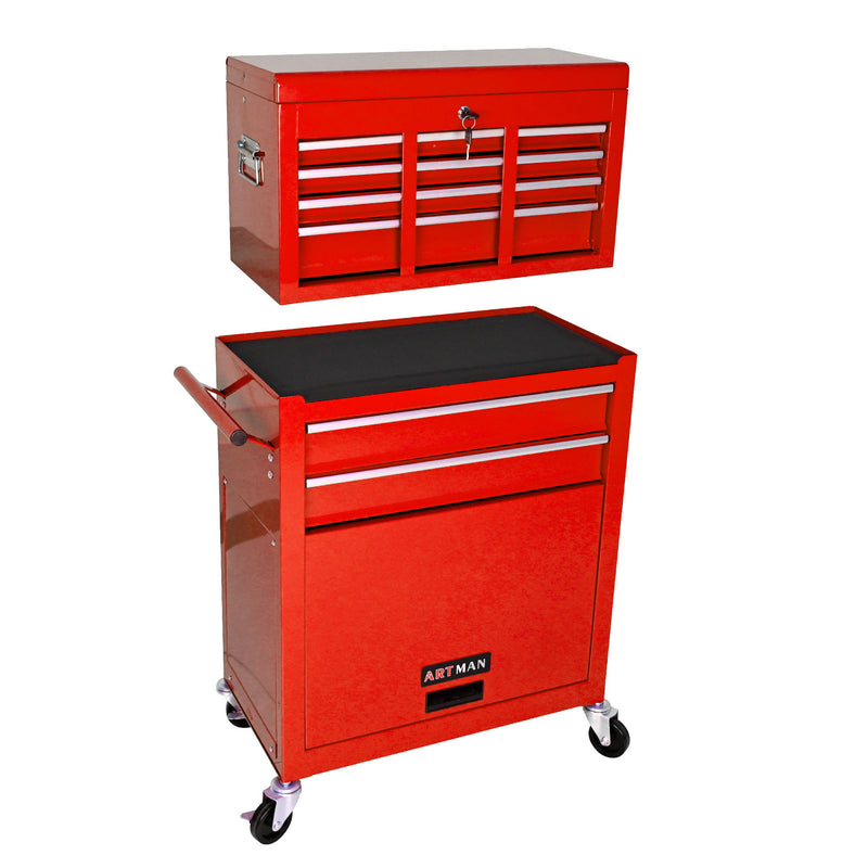 High Capacity Rolling Tool Chest With Wheels And Drawers, Storage Cabinet