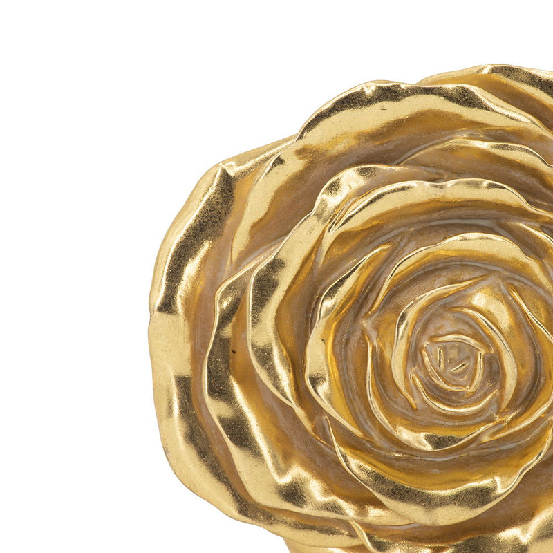 Rose Hanging Wall Accents (Set of 2) - Gold