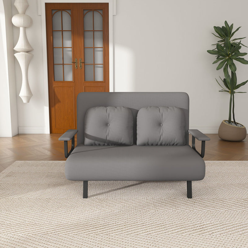 5 In 1 Convertible Sofa Bed For 2 With Adjustable Backrest