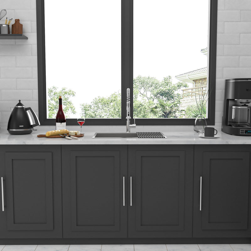 Stainless Steel Drop In Kitchen Sink, Topmount