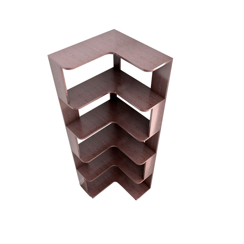 L-Shaped Corner Bookshelf
