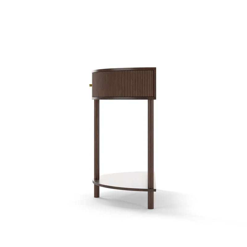Demi Lune - Console Table With 2 Storage Drawers