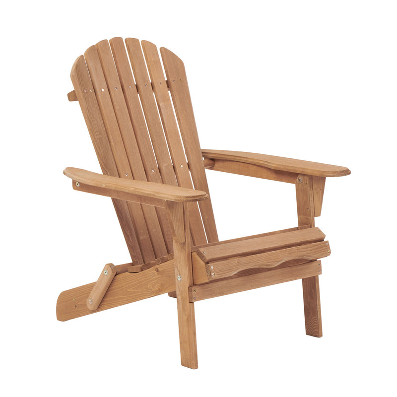 Oversize Outdoor Folding Adirondack Chair, Patio Chair For Garden