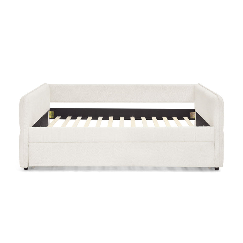 Upholstered Daybed With Pop Up Trundle