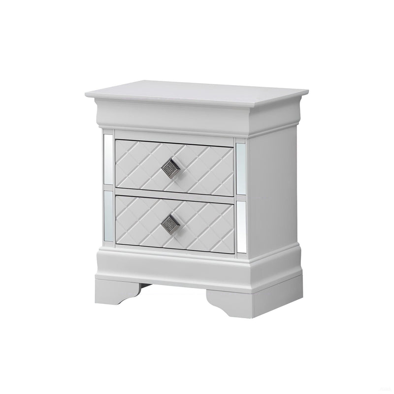 Accent Nightstand - White