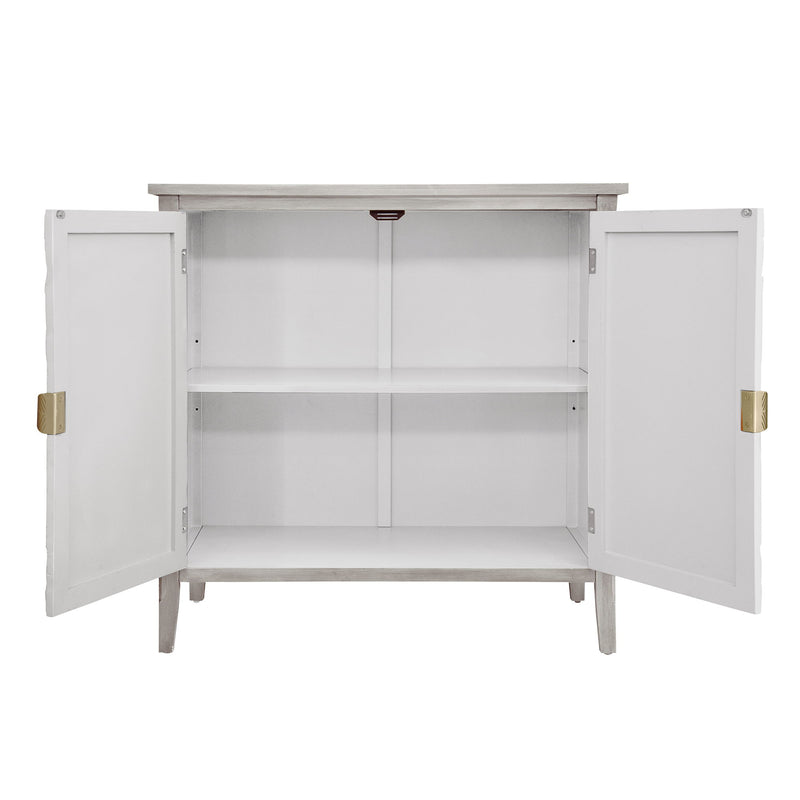 2 Door Cabinet, Suitable For Bedroom - Light Gray