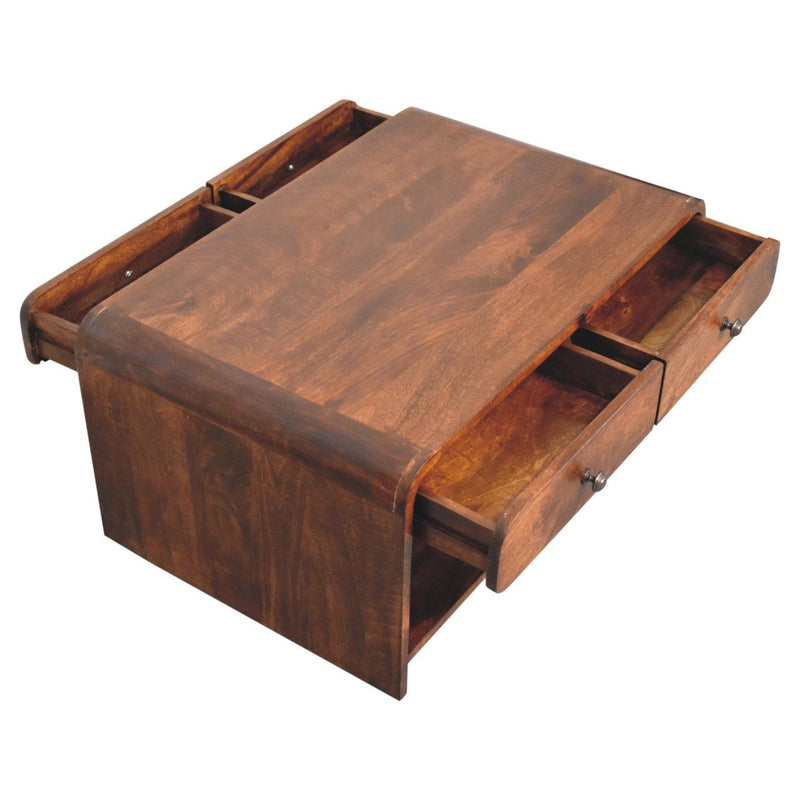 Arvessa - Slim Coffee Table - Dark Brown
