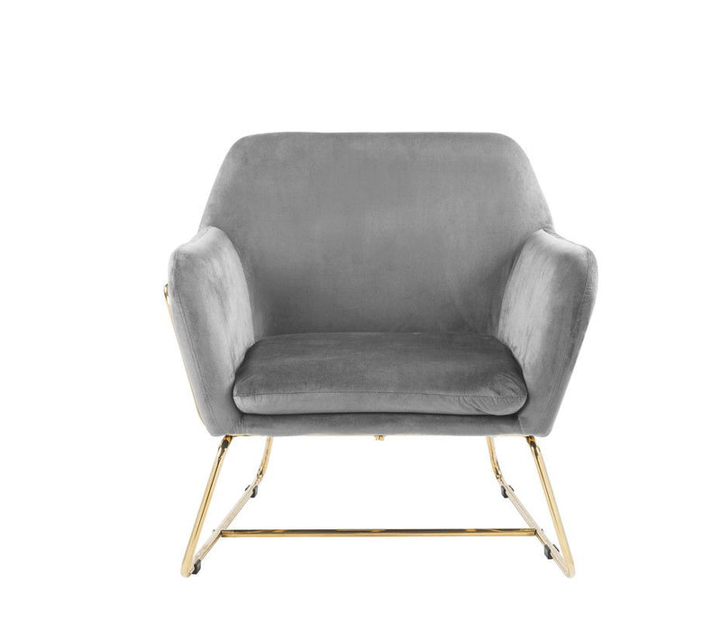 Keira - Accent Chair With Metal Base