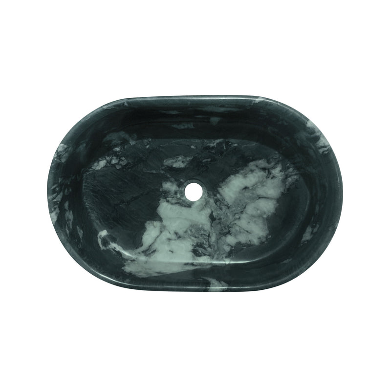 Bathroom Vessel Sink, Semi Polished Surface