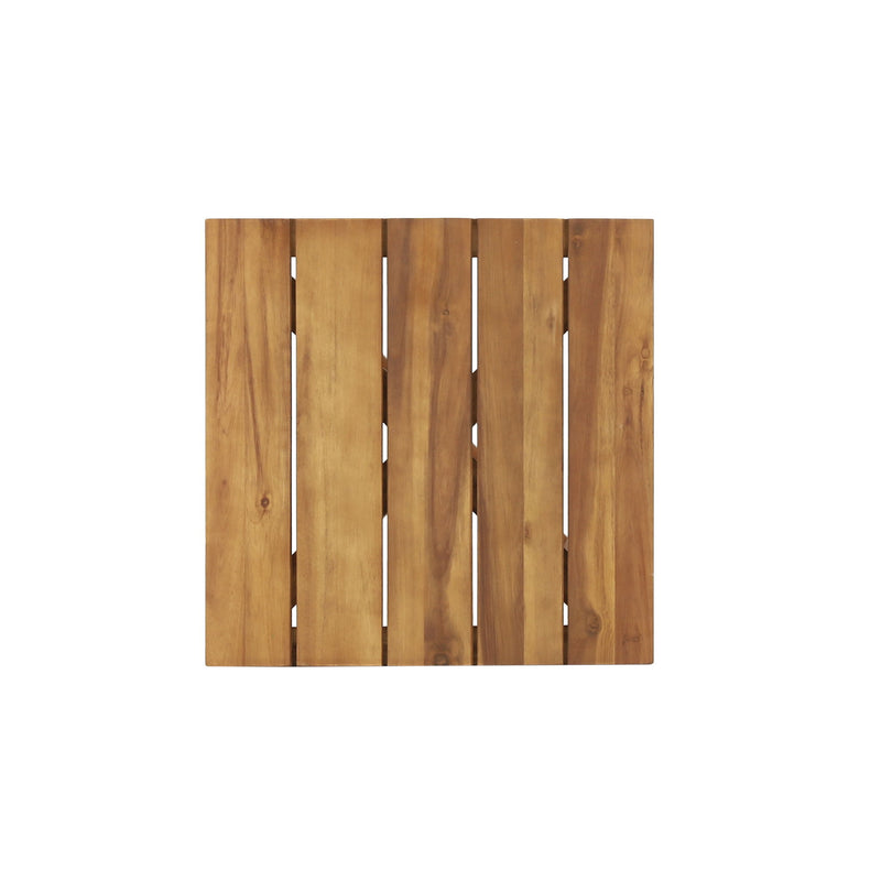 Ella - Square Side Table With Cross Stretcher Base