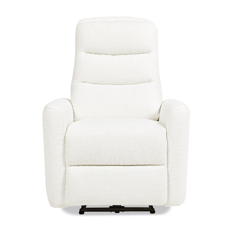 Bloomy - High Back Power Recliner Motion Chair - Chiffon White
