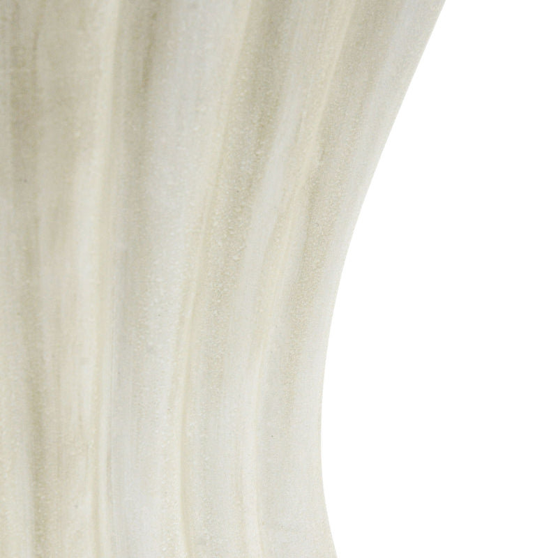 Mgo Archaistic Wavy Side Table - Antique Sandstone