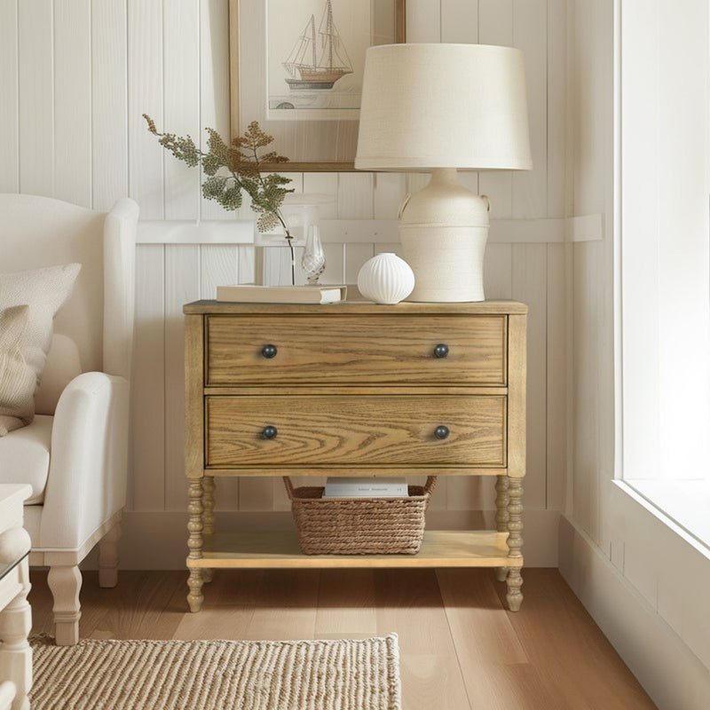 2 Drawer Accent Chest - Natural