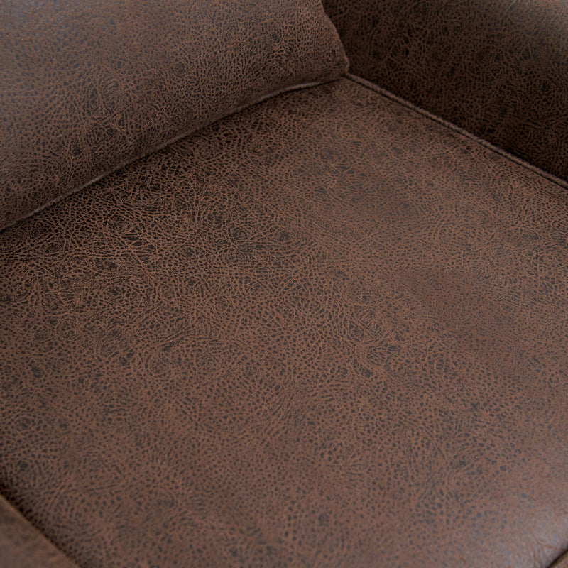 Leisure Chair With Curved Backrest