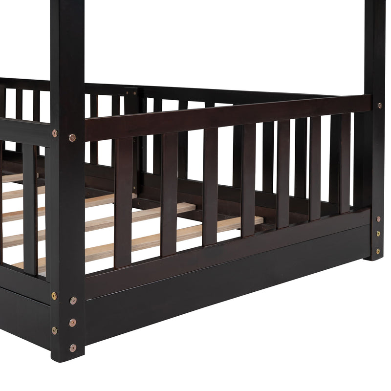 Bunk Bed With Convertible Ladder And Slide