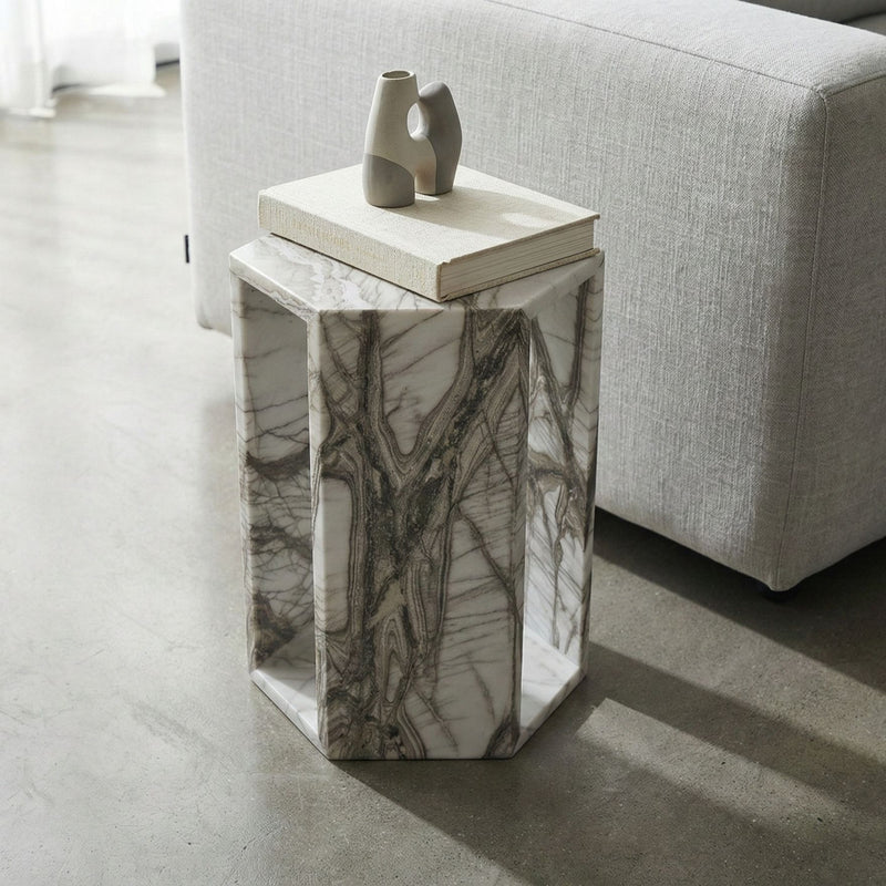 Modern Minimalist Hexagon Side Table