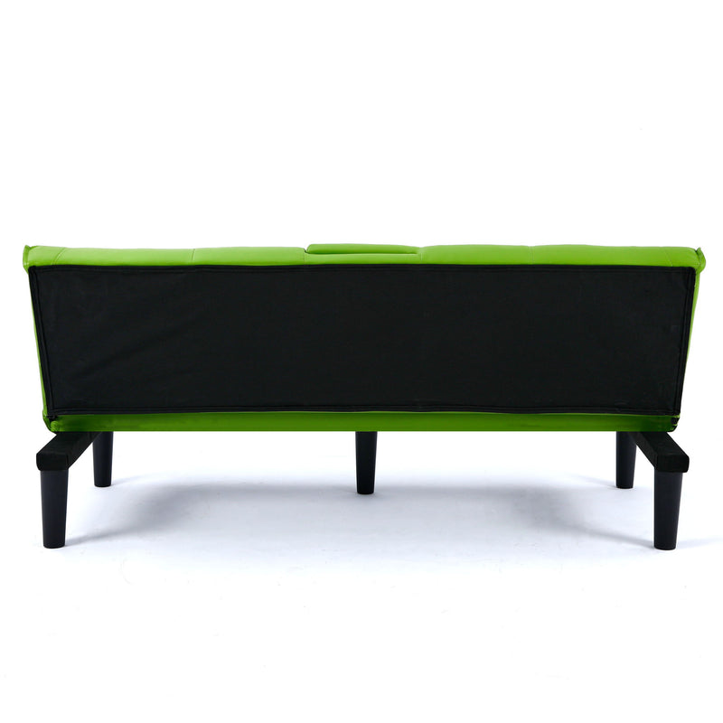 Sofa Bed With Foldable Design And Cup Holder