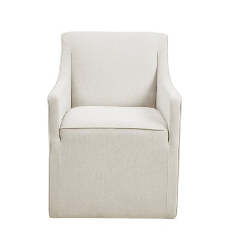 Traditional Skirted Dining Arm Chair