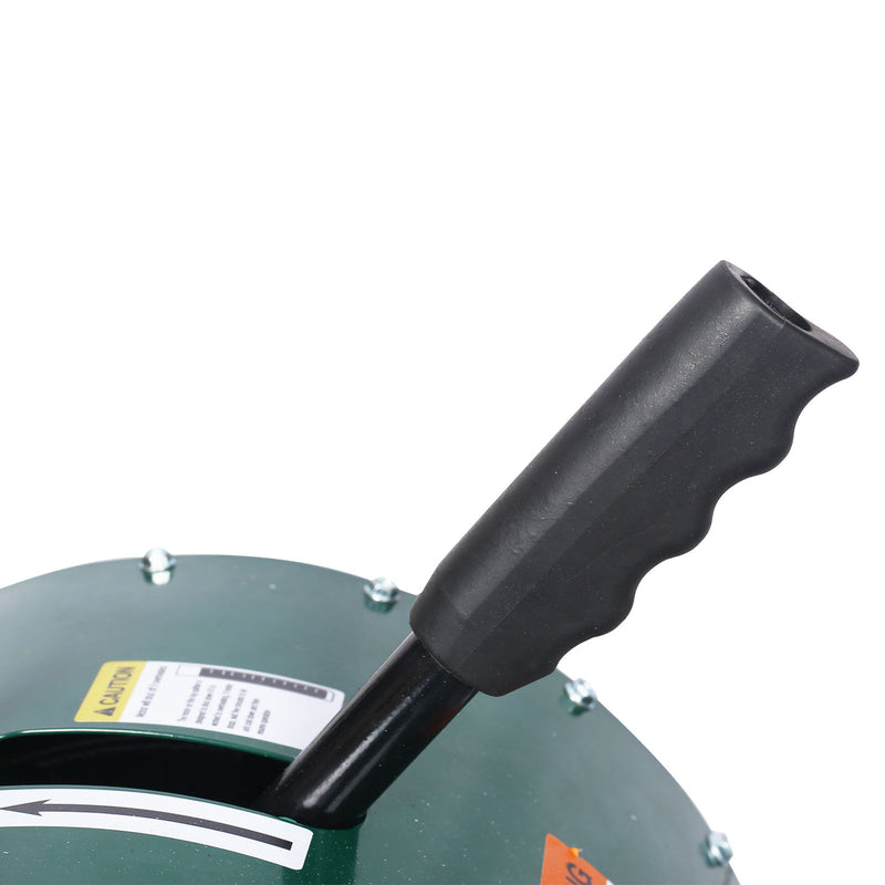 Portable Double Flywheel Electric Log Splitter 7 Ton Gas Log Splitter With Auto Return Steel - Gray