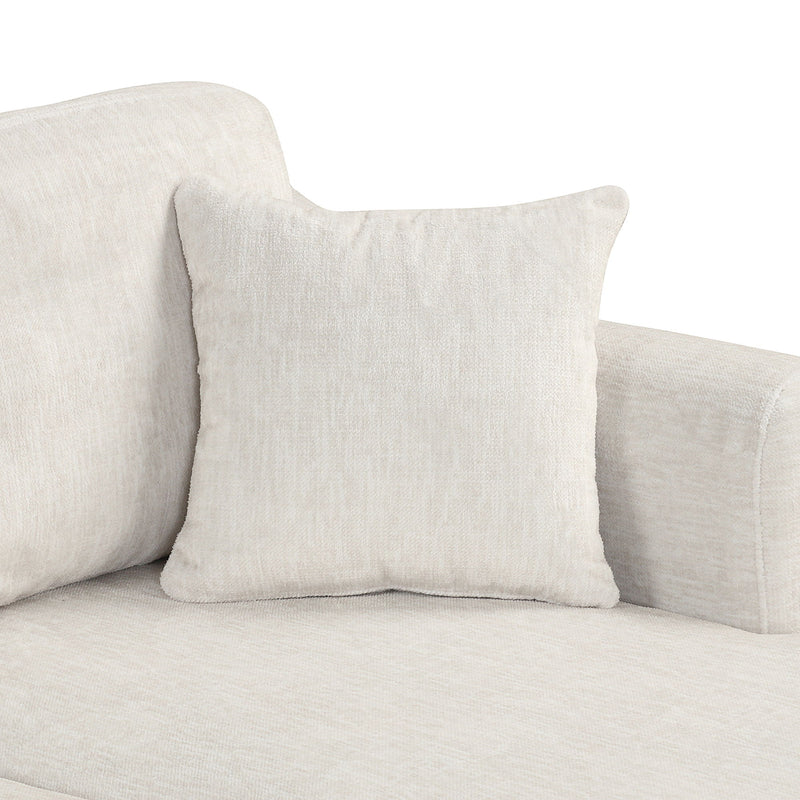 Contemporary U - Shaped Sectional Sofa With Movable Storage Ottoman