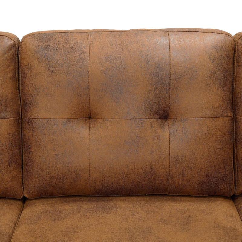 Convertible Sectional Sofa Bed With Pull Out Sleeper And Storage