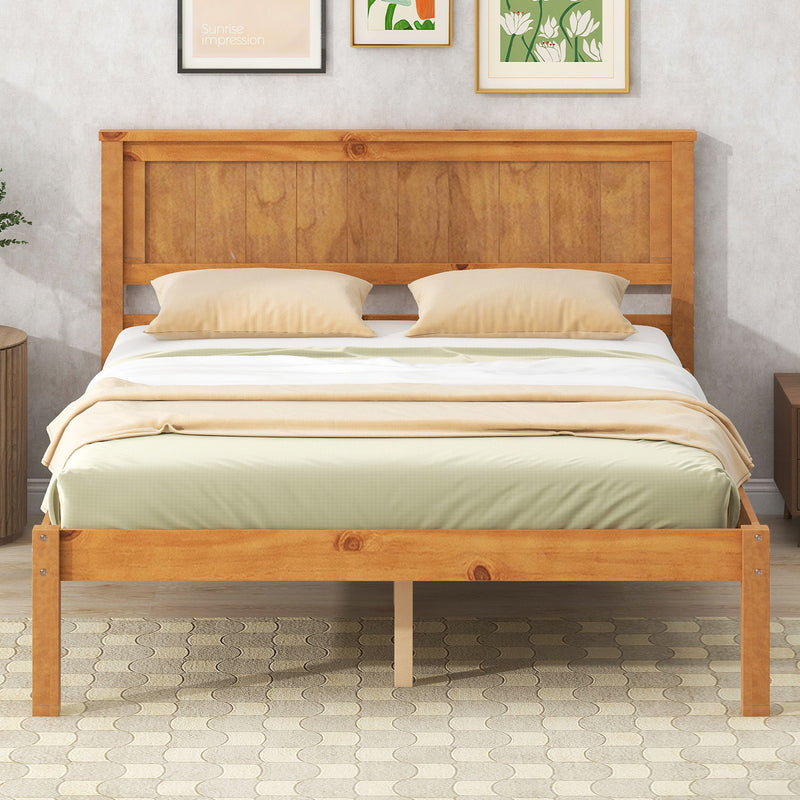 Platform Bed Frame With Headboard