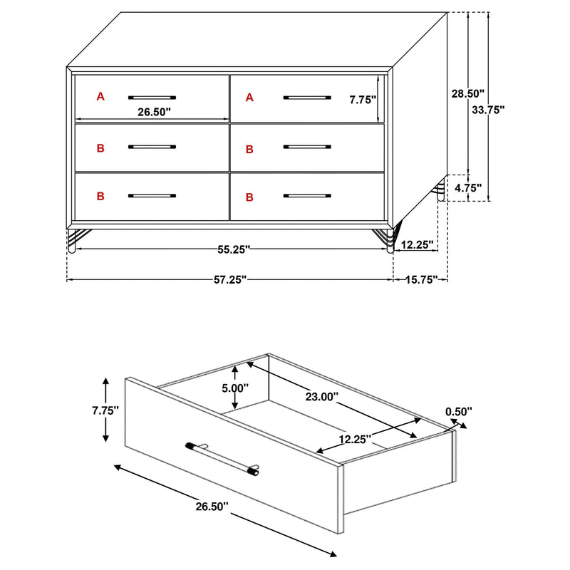 Malcolm - Bedroom Set With Wingback Design
