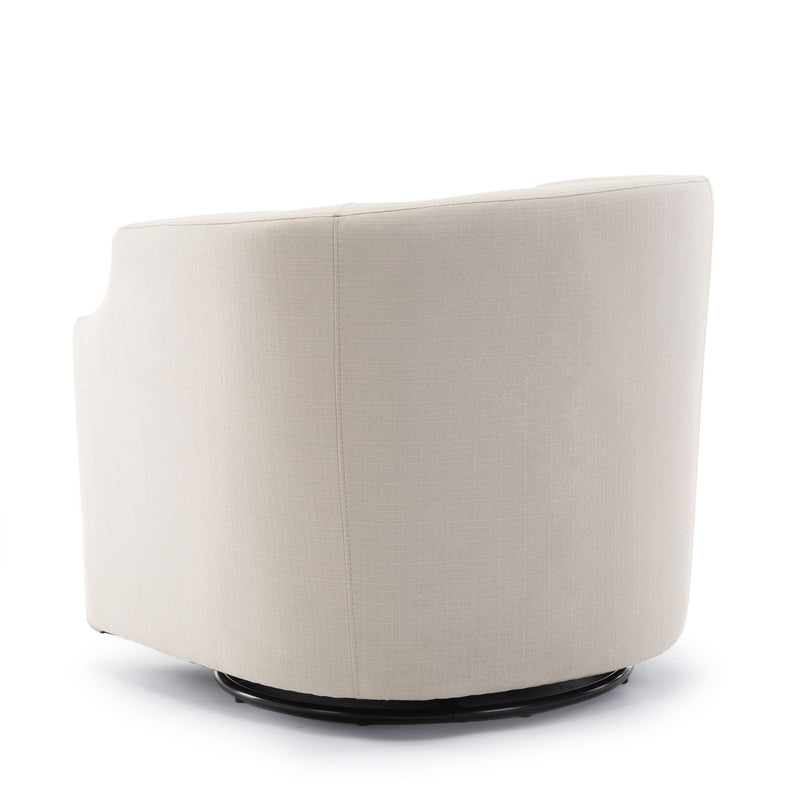 Isabelle - Swivel Glider Barrel Chair