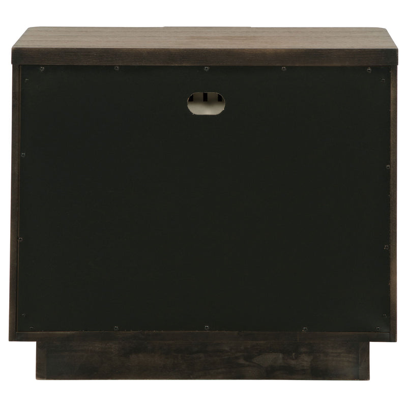 Moraga - 2 Drawer Nightstand - Ash Brown
