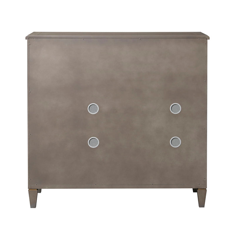 Dauphin - Handpainted Entryway Storage Cabinet - Gray